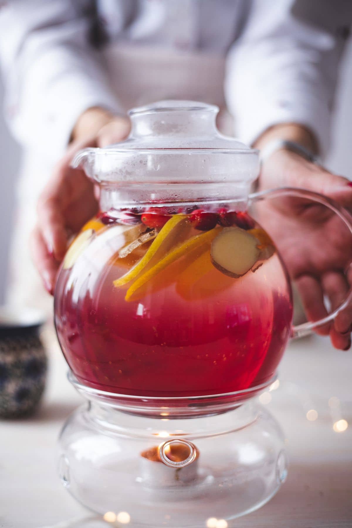 Rozgrzewająca zimowa herbata